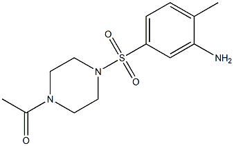 1-{4-[(3-amino-4-methylbenzene)sulfonyl]piperazin-1-yl}ethan-1-one