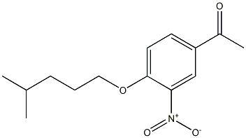 1-{4-[(4-methylpentyl)oxy]-3-nitrophenyl}ethan-1-one