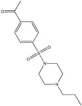  1-{4-[(4-propylpiperazine-1-)sulfonyl]phenyl}ethan-1-one