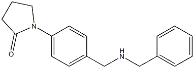 1-{4-[(benzylamino)methyl]phenyl}pyrrolidin-2-one Structure