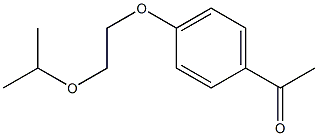 1-{4-[2-(propan-2-yloxy)ethoxy]phenyl}ethan-1-one Structure