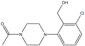 1-{4-[3-chloro-2-(hydroxymethyl)phenyl]piperazin-1-yl}ethan-1-one