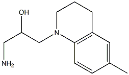 1-amino-3-(6-methyl-3,4-dihydroquinolin-1(2H)-yl)propan-2-ol Structure