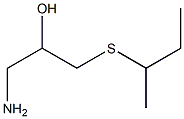 1-amino-3-(butan-2-ylsulfanyl)propan-2-ol