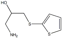 1-amino-3-(thiophen-2-ylsulfanyl)propan-2-ol Structure