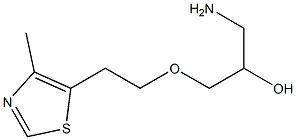  1-amino-3-[2-(4-methyl-1,3-thiazol-5-yl)ethoxy]propan-2-ol