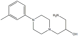 1-amino-3-[4-(3-methylphenyl)piperazin-1-yl]propan-2-ol