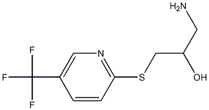 1-amino-3-{[5-(trifluoromethyl)pyridin-2-yl]sulfanyl}propan-2-ol