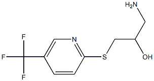 1-amino-3-{[5-(trifluoromethyl)pyridin-2-yl]sulfanyl}propan-2-ol|