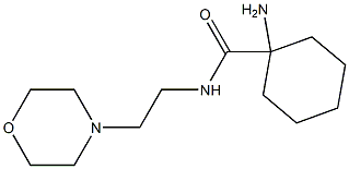 1-amino-N-(2-morpholin-4-ylethyl)cyclohexanecarboxamide