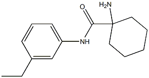 1-amino-N-(3-ethylphenyl)cyclohexanecarboxamide