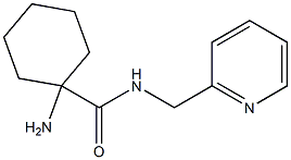 1-amino-N-(pyridin-2-ylmethyl)cyclohexanecarboxamide Structure