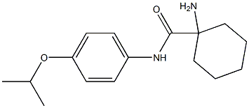 1-amino-N-[4-(propan-2-yloxy)phenyl]cyclohexane-1-carboxamide
