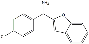  1-benzofuran-2-yl(4-chlorophenyl)methanamine