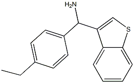 1-benzothiophen-3-yl(4-ethylphenyl)methanamine
