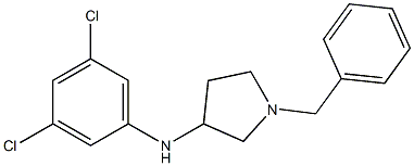 1-benzyl-N-(3,5-dichlorophenyl)pyrrolidin-3-amine Structure