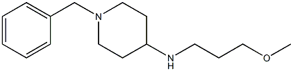 1-benzyl-N-(3-methoxypropyl)piperidin-4-amine,,结构式