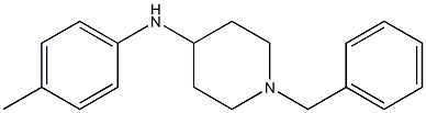 1-benzyl-N-(4-methylphenyl)piperidin-4-amine Structure