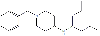 1-benzyl-N-(heptan-4-yl)piperidin-4-amine Struktur
