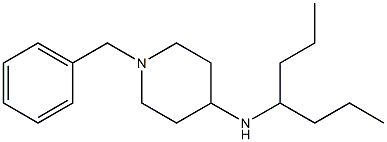 1-benzyl-N-(heptan-4-yl)piperidin-4-amine 结构式