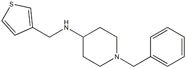 1-benzyl-N-(thiophen-3-ylmethyl)piperidin-4-amine Struktur