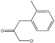 1-chloro-3-(2-methylphenyl)acetone 结构式