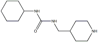 1-cyclohexyl-3-(piperidin-4-ylmethyl)urea,,结构式