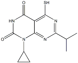 1-cyclopropyl-7-isopropyl-5-mercaptopyrimido[4,5-d]pyrimidine-2,4(1H,3H)-dione