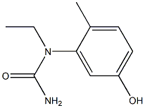 1-ethyl-1-(5-hydroxy-2-methylphenyl)urea 化学構造式