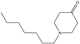 1-heptylpiperidin-4-one,,结构式