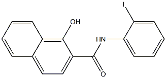 1-hydroxy-N-(2-iodophenyl)naphthalene-2-carboxamide Structure