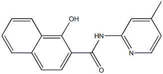 1-hydroxy-N-(4-methylpyridin-2-yl)naphthalene-2-carboxamide|