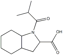 1-isobutyryloctahydro-1H-indole-2-carboxylic acid Structure