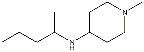 1-methyl-N-(pentan-2-yl)piperidin-4-amine,,结构式