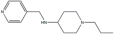 1-propyl-N-(pyridin-4-ylmethyl)piperidin-4-amine Structure