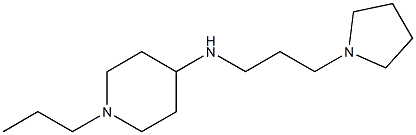 1-propyl-N-[3-(pyrrolidin-1-yl)propyl]piperidin-4-amine Structure