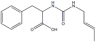 2-({[(2E)-but-2-enylamino]carbonyl}amino)-3-phenylpropanoic acid