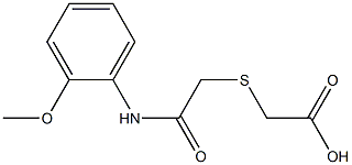 2-({[(2-methoxyphenyl)carbamoyl]methyl}sulfanyl)acetic acid