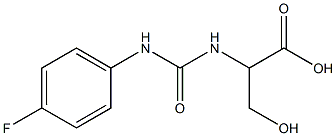 2-({[(4-fluorophenyl)amino]carbonyl}amino)-3-hydroxypropanoic acid