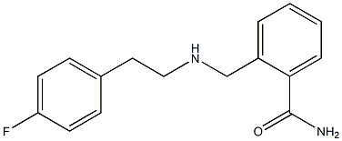  2-({[2-(4-fluorophenyl)ethyl]amino}methyl)benzamide