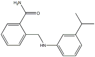 2-({[3-(propan-2-yl)phenyl]amino}methyl)benzamide