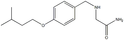  2-({[4-(3-methylbutoxy)phenyl]methyl}amino)acetamide