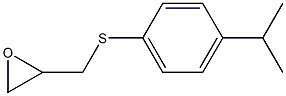 2-({[4-(propan-2-yl)phenyl]sulfanyl}methyl)oxirane Struktur