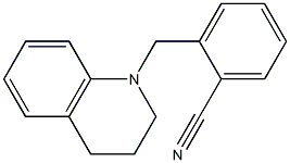 2-(1,2,3,4-tetrahydroquinolin-1-ylmethyl)benzonitrile Structure