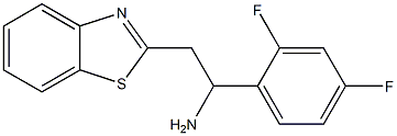 2-(1,3-benzothiazol-2-yl)-1-(2,4-difluorophenyl)ethan-1-amine Structure