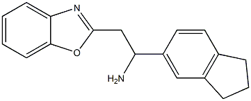 2-(1,3-benzoxazol-2-yl)-1-(2,3-dihydro-1H-inden-5-yl)ethan-1-amine