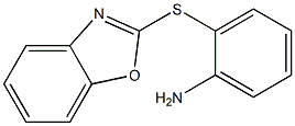 2-(1,3-benzoxazol-2-ylsulfanyl)aniline 结构式