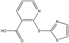 2-(1,3-thiazol-2-ylthio)nicotinic acid Structure