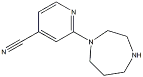 2-(1,4-diazepan-1-yl)isonicotinonitrile Struktur