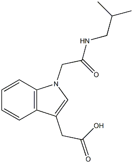 2-(1-{[(2-methylpropyl)carbamoyl]methyl}-1H-indol-3-yl)acetic acid